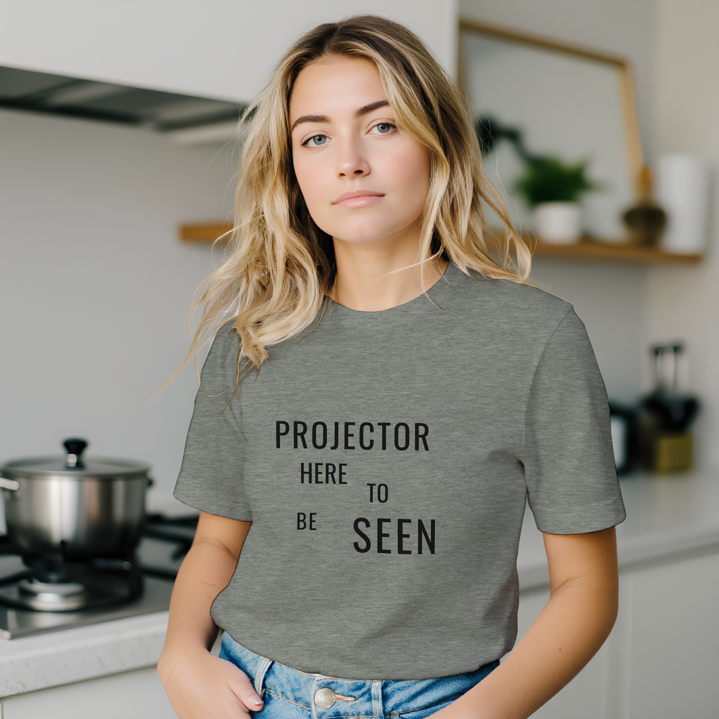 Projector Tee - Here to Be Seen