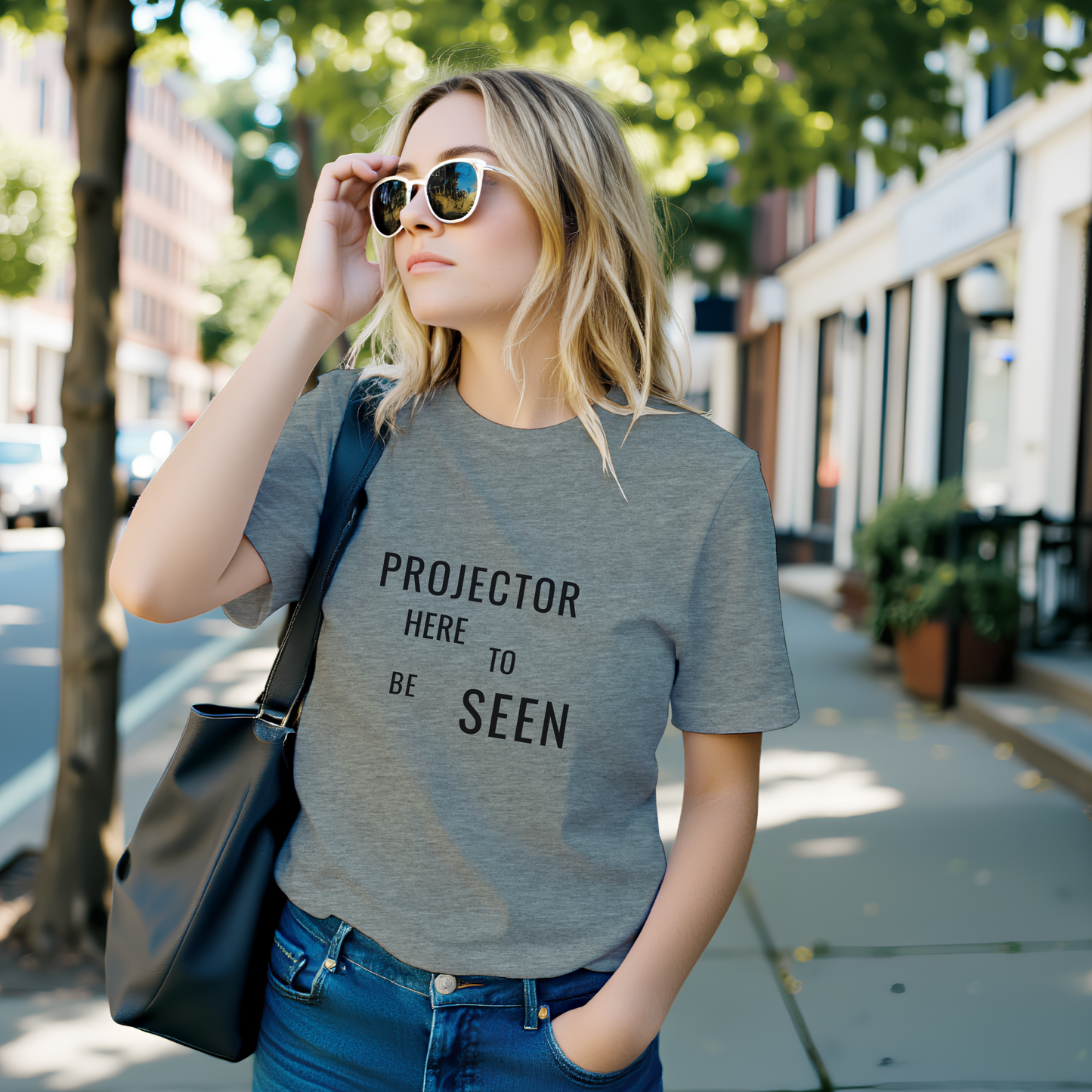Projector Tee - Here to Be Seen