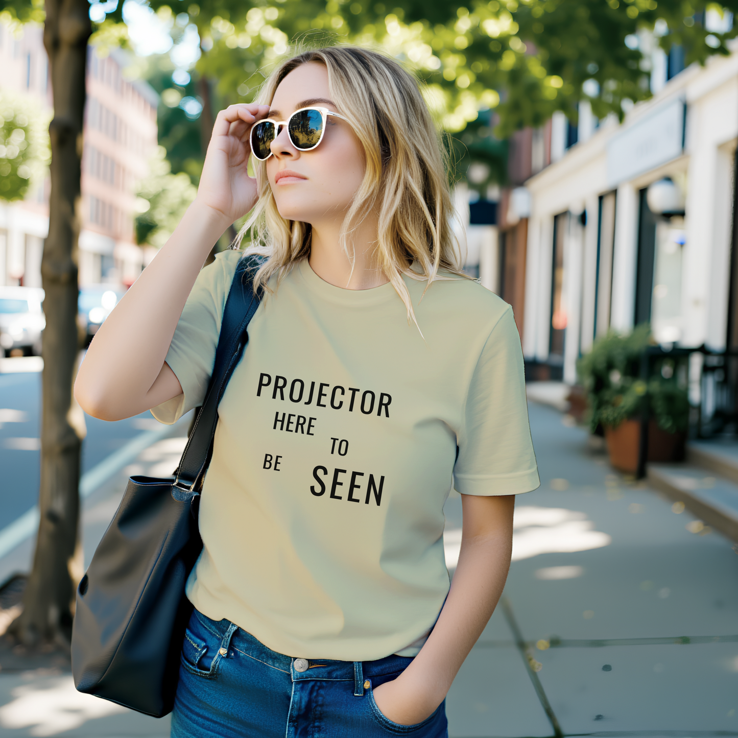 Projector Tee - Here to Be Seen