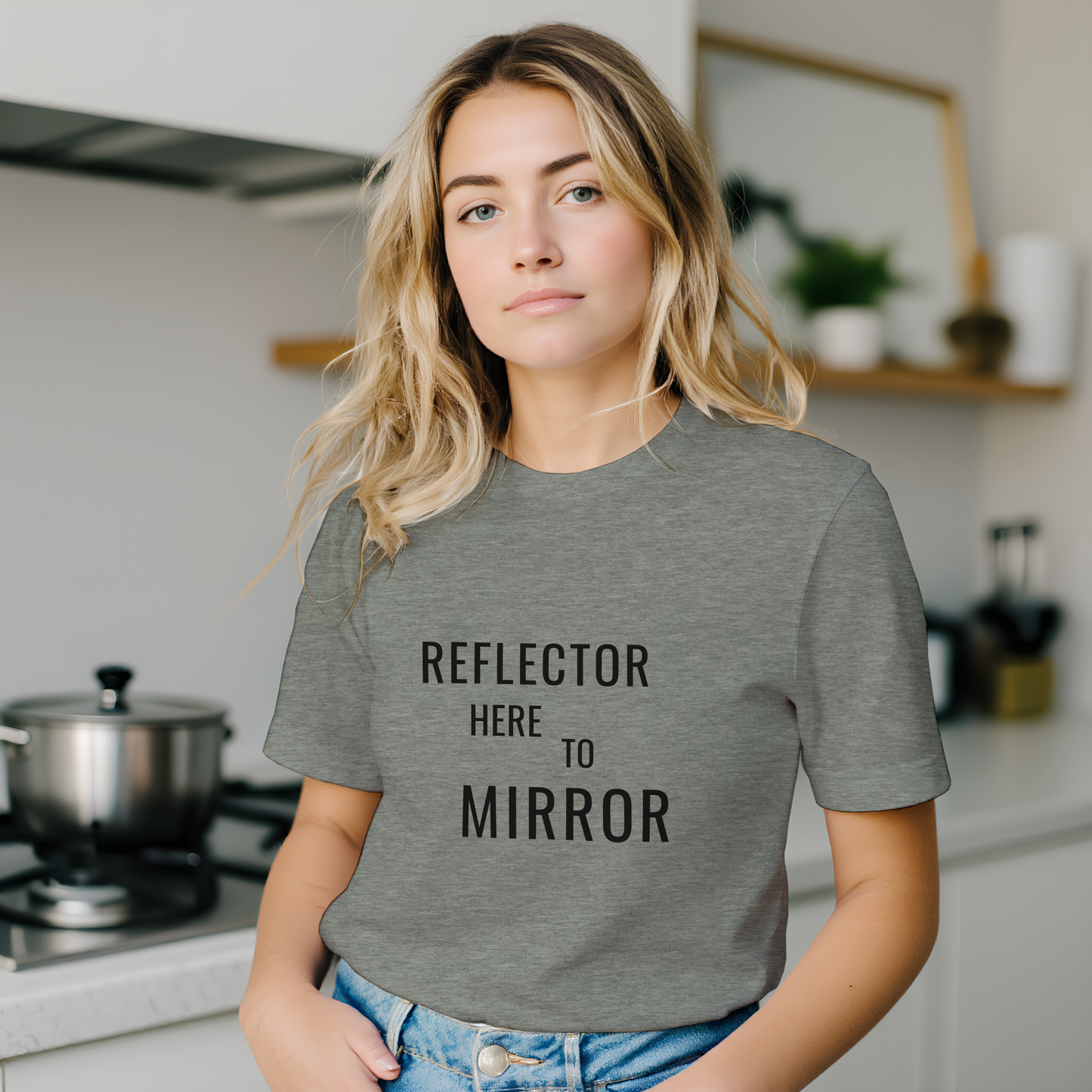 Reflector Tee - Here to Mirror