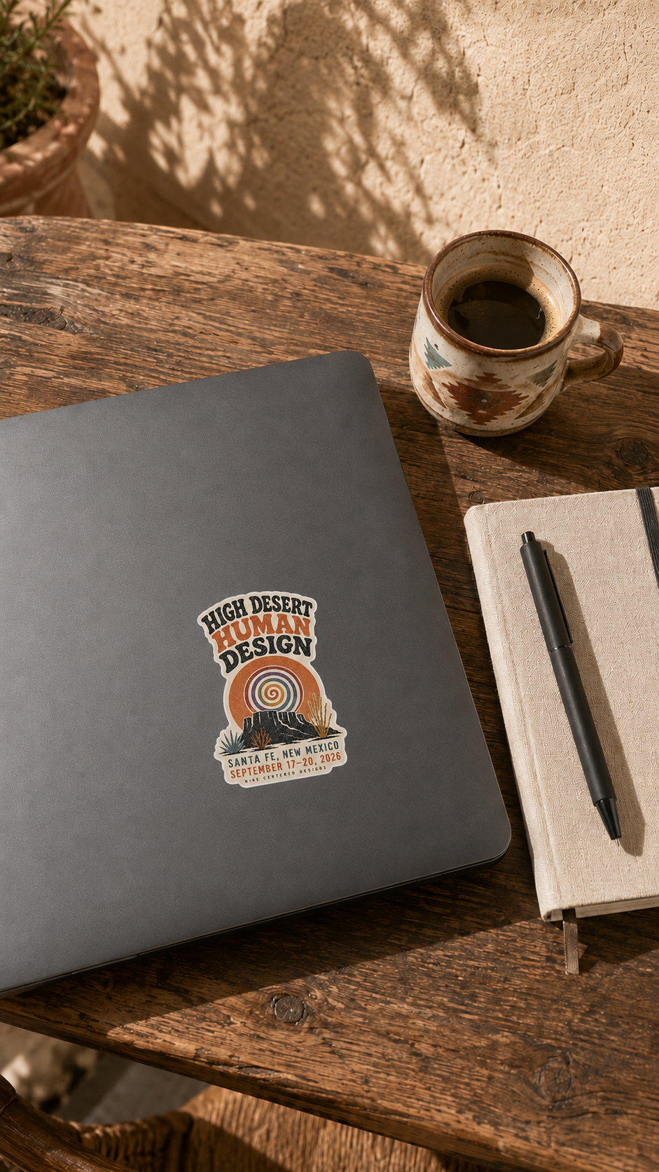 High Desert Human Design 2026 Commemorative Die-Cut Sticker