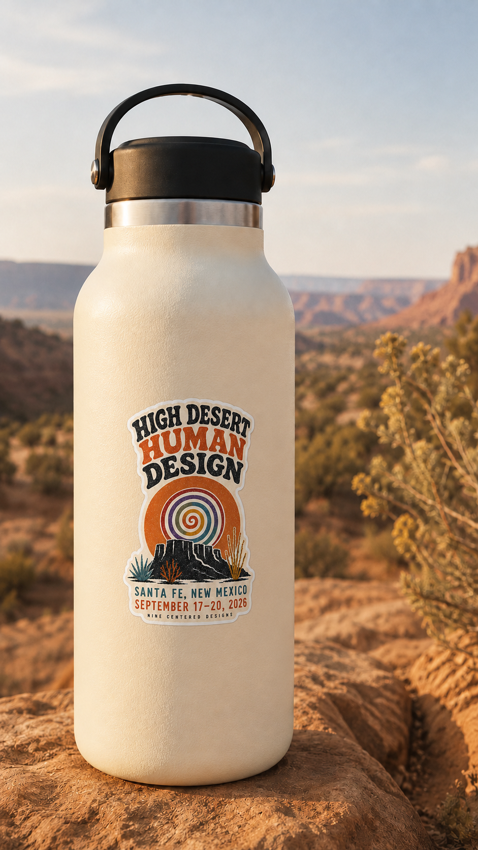 High Desert Human Design 2026 Commemorative Die-Cut Sticker