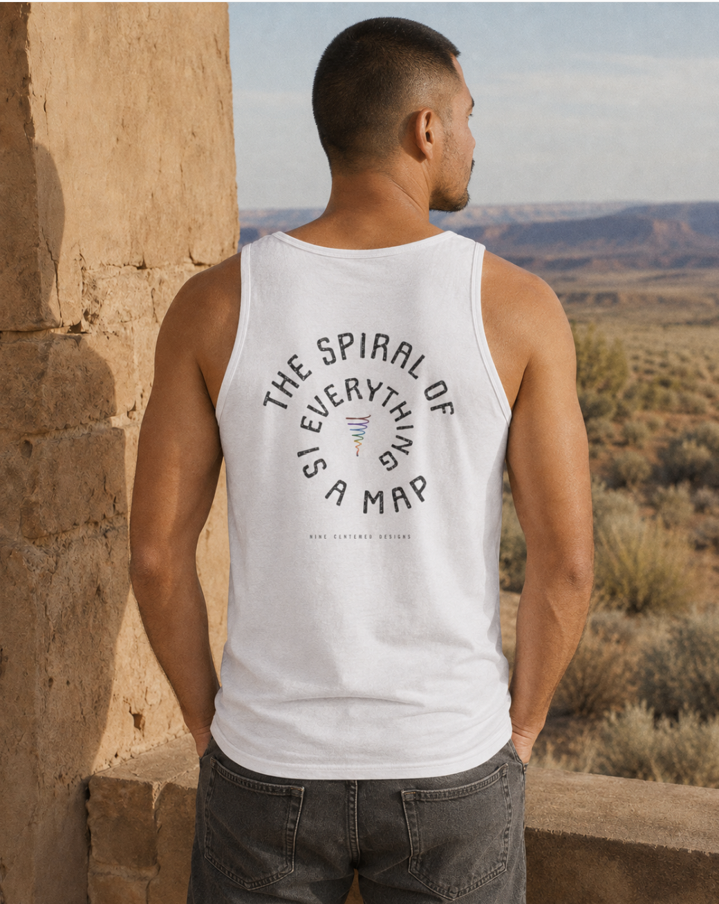 High Desert Human Design Two-Sided Unisex Tank — Santa Fe 2026